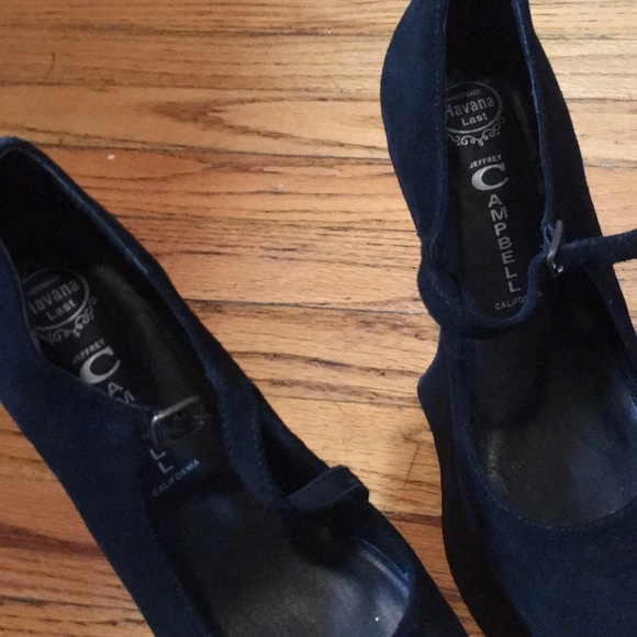 Jeffrey Campbell Nightwalk platform black suede - Picture 5 of 5